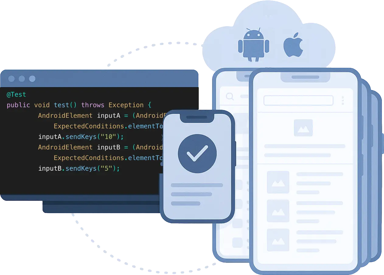 Real device testing
