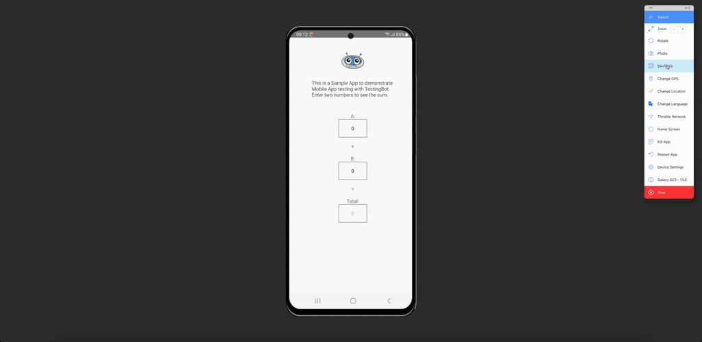 Tap element for inspection